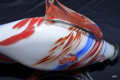 Murano. Фигура "Трехцветная Рыба"