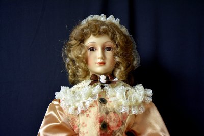 Doll " Mademoiselle with the Umbrella"