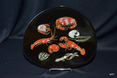 фарфоровая Декоративная тарелка Морские жители Лонгвью