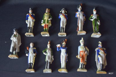 Scheibe Alsbach "Napoleon & army officers"