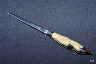 vintage cutting dagger in old Normandy style