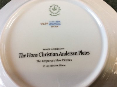Royal Copenhagen. 6 plates "Hans Andersen stories"